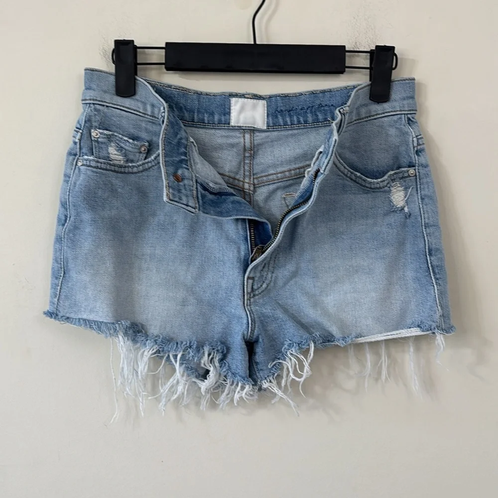 Mother x Miranda Kerr Easy Does It Cut Off Short Thanks for Everything Size 26 - Picture 6 of 11